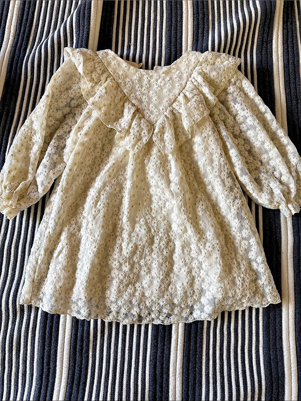 Zara Girls 3 Years 98 CM Cream Lace Dress